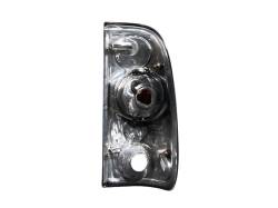 ANZO USA - Tail Light Set Clear/Red Lens Carbon Housing Pair Does Not Fit Super Crew Models Ford F-150 1997-2003 Ford F-250 1997-1999, Ford F-250/F-350 Super Duty 1999-2007 ANZO USA - Image 2