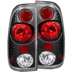 Tail Light Set Clear Lens Black Housing G2 Pair Does Not Fit Super Crew Models Ford F-150 1997-2003, Ford F-150 Heritage 2004, Ford F-250 1997-1999, Ford F-250/F-350 Super Duty 1999-2007 ANZO USA