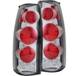 Tail Light Set Smoke Lens 3D Style Pair Chevy/GMC/Cadillac Trucks/SUVs 1988-2000 ANZO USA