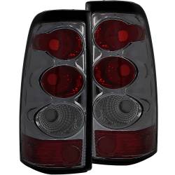Tail Light Set Smoke Lens Pair Does Not Fit 3500 Series Or Stepside Models Chevrolet Silverado 1500/1500 HD/2500 HD/3500 2003-2007, 2500 2003-2006 ANZO USA