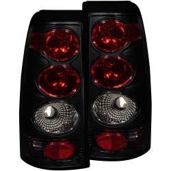 Tail Light Set Dark Smoke Lens Pair Does Not Fit 3500 Series Or Stepside Models Chevrolet Silverado 1500/2500 1999-2002, 1500 HD/2500 HD/3500 2001-2002, GMC Sierra 1500 1999-2007, 1500 HD/2500 HD 2001-2007, 2500 1999-2004 ANZO USA