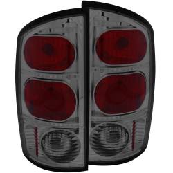 Tail Light Set Smoke Lens Pair Dodge Ram 1500 2002-2006, 2500/3500 2003-2006 ANZO USA