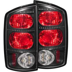 Tail Light Set Dark Smoke Lens Pair Dodge Ram 1500 2002-2006, 2500/3500 2003-2006 ANZO USA