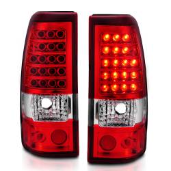 ANZO USA - Tail Light Set LED Red/Clear Lens Pair Does Not Fit 3500 Series Or Stepside Models Chevrolet Silverado 1500/1500 HD/2500 HD/3500 2003-2007, 2500 2003-2006 ANZO USA - Image 5
