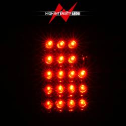 ANZO USA - Tail Light Set LED Red/Clear Lens Pair Does Not Fit 3500 Series Or Stepside Models Chevrolet Silverado 1500/1500 HD/2500 HD/3500 2003-2007, 2500 2003-2006 ANZO USA - Image 9