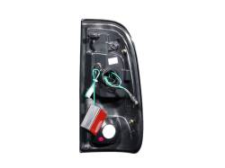ANZO USA - Tail Light Set LED Clear Lens Black Housing Pair Ford F-150 1997-2003, Ford F-150 Heritage 2004, Ford F-250 1997-1999, Ford F-250/F-350 Super Duty 1999-2007 ANZO USA - Image 2