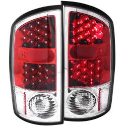 Tail Light Set Red/Clear Lens Pair Dodge Ram 1500 2002-2006, 2500/3500 2003-2006 ANZO USA