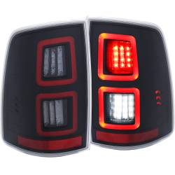 ANZO USA - Tail Light Set LED Clear Lens Black Housing Pair Dodge Ram 1500/2500/3500 2009-2010, Ram 1500/2500/3500 2011-2018, Ram 1500 2019-2023 ANZO USA - Image 7