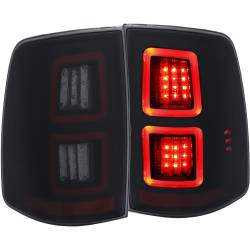 Tail Light Set LED Smoke Lens Pair Dodge Ram 1500/2500/3500 2009-2010, Ram 1500/2500/3500 2011-2018, Ram 1500 2019-2023 ANZO USA