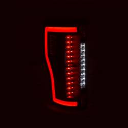 ANZO USA - Tail Light Set LED Black Clear Lens Pair Ford F-250 Super Duty/F-350/F-450 Super Duty 2017-2019 ANZO USA - Image 4