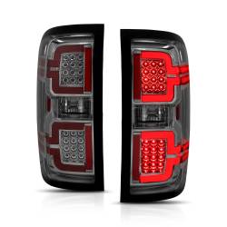 ANZO USA - Tail Light Led Taillights Smoke W/ Sequential Chevrolet Silverado 1500/2500 2014-2018, 2500 HD/3500 HD 2014-2019, 3500 2015-2018, GMC Sierra 3500 HD 2015-2019 ANZO USA - Image 2
