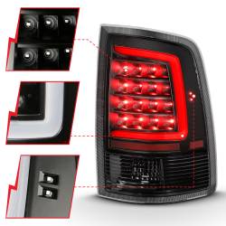 ANZO USA - Tail Light Set LED Black Housing Clear Lens PairRam 1500/2500/3500 2011-2018 ANZO USA - Image 3