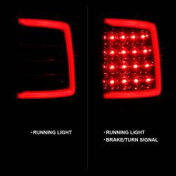 ANZO USA - Tail Light Set LED Chrome Housing Clear Lens PairRam 1500/2500/3500 2011-2018 ANZO USA - Image 2