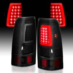 ANZO USA - Tail Light Set LED Black Housing Smoke Lens Pair Chevrolet Silverado 1500/2500 1999-2002, 1500 HD/2500 HD 2001-2002, 3500 2001-2003, GMC Sierra 1500 1999-2007, 1500 HD/2500 HD/3500 2001-2006, 2500 1999-2004 ANZO USA - Image 7