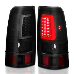 ANZO USA - Tail Light Set LED Black Housing Smoke Lens Pair Chevrolet Silverado 1500/2500 1999-2002, 1500 HD/2500 HD 2001-2002, 3500 2001-2003, GMC Sierra 1500 1999-2007, 1500 HD/2500 HD/3500 2001-2006, 2500 1999-2004 ANZO USA - Image 8