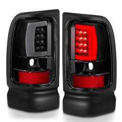 ANZO USA - Tail Light Set LED Black Housing Clear Lens Pair Dodge Ram 1500 1994-2001, 2500/3500 1994-2002 ANZO USA - Image 8