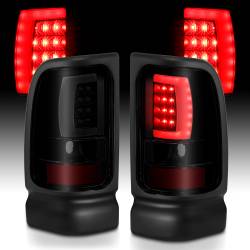 ANZO USA - Tail Light Set LED Black Housing Smoke Lens Pair Dodge Ram 1500 1994-2001, 2500/3500 1994-2002 ANZO USA - Image 7
