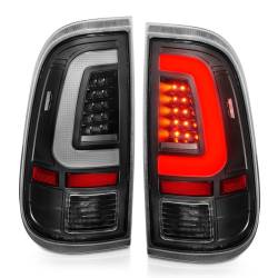 ANZO USA - Tail Light Set LED Black Housing Clear Lens Pair Ford F-250 Super Duty/F-350/F-450/F-550 Super Duty 2008-2016 ANZO USA - Image 2