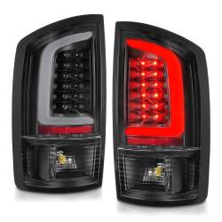 ANZO USA - Tail Light Set LED Black Housing Clear Lens Pair Dodge Ram 1500 2002-2006, 2500/3500 2003-2006 ANZO USA - Image 2