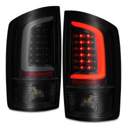 ANZO USA - Tail Light Set LED Black Housing Smoke Lens Pair Dodge Ram 1500 2002-2006, 2500/3500 2003-2006 ANZO USA - Image 2
