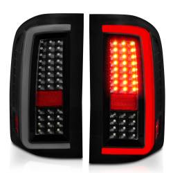 ANZO USA - Tail Light Set LED W/ Light Bar Style Black Housing Smoke Lens Pair Chevrolet Silverado 1500/3500 2007-2013, 2500/2500 HD/3500 HD 2007-2014 ANZO USA - Image 7