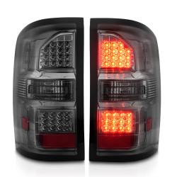 ANZO USA - Tail Light Set LED Chrome Housing Smoke Lens Pair GMC Sierra 1500 2015-2018, 2500 HD/3500 HD 2014-2018 ANZO USA - Image 7