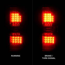 ANZO USA - Tail Light Set LED Chrome Housing Red/Clear Lens Pair GMC Sierra 1500 2015-2018, 2500 HD/3500 HD 2014-2018 ANZO USA - Image 2
