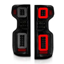 ANZO USA - Tail Light Set LED W/ Light Bar Style Sequential Black Housing Smoke Lens Pair Chevrolet Silverado 1500/2500 HD/3500 HD 2019-2023, 1500 LTD 2022 ANZO USA - Image 7
