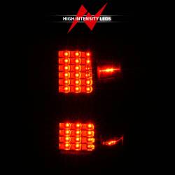 ANZO USA - Tail Light Set LED Black Housing Clear Lens Pair Will Not Work On Factory LED Tail Light For Gmc Sierra Dually Models Chevrolet Silverado 1500 2014-2018, 2500 HD/3500 HD 2015-2019, GMC Sierra 3500 HD 2015-2019 ANZO USA - Image 7