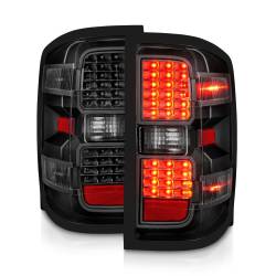 ANZO USA - Tail Light Set LED Black Housing Clear Lens Pair Will Not Work On Factory LED Tail Light For Gmc Sierra Dually Models Chevrolet Silverado 1500 2014-2018, 2500 HD/3500 HD 2015-2019, GMC Sierra 3500 HD 2015-2019 ANZO USA - Image 8