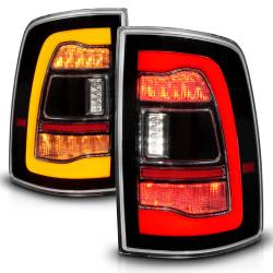 ANZO USA - Tail Light Set LED Sequential LED Amber Switchback Turn Signal Black Housing Clear Lens Pair Dodge Ram 1500/2500/3500 2009-2010, Ram 1500/2500/3500 2011-2018 ANZO USA - Image 2