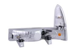 ANZO USA - Euro Clear Lens Chrome Housing Amber Reflector Pair Ford Excursion 2000-2004, Ford F-250/F-350/F-450/F-550 Super Duty 1999-2004 ANZO USA - Image 2