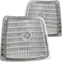 Side Marker Light Assembly Euro Clear Lens Pair Chrome Ford Bronco/F-150 1992-1996, Ford F-250/F-350 1992-1998, Ford F-250 HD 1997 ANZO USA