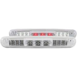 Center High Mount Stop Light LED Clear Lens Chrome Housing B-Series Silverado/Sierra 1500 2007-2013, Silverado 2500 HD/Sierra 2500 HD/3500 HD/Sierra 3500 HD 2007-2014 ANZO USA