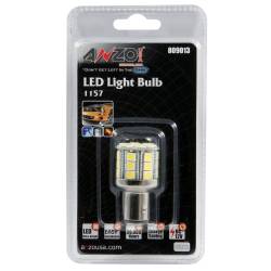 Tail Light Bulb LED 1157 28 LEDS 1 3/4 Inch Tall White ANZO USA