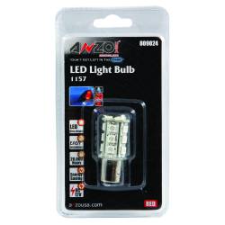 Tail Light Bulb LED 1157 18 LEDS 1 3/4 Inch Tall Red ANZO USA