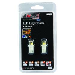 Tail Light Bulb LED 194/168 4 LEDS White ANZO USA