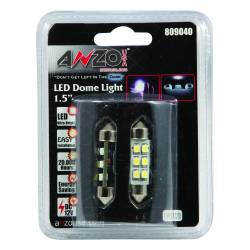 Dome Light Bulb Universal 1.5 Inch Includes 3 Adapters ANZO USA