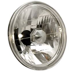 Universal Halogen Headlight Replacement Incl. Removable H4 Halogen Bulb Round Replaces 7 Inch H4 Sealed Beam Unit Plugs Into Oe Harness Sold Individually ANZO USA