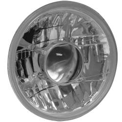 Universal Halogen Headlight Replacement H4 Round 7 Inch W/Projector Sold Individually ANZO USA