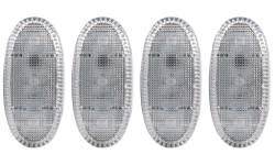 Side Marker Light Assembly LED Dually Fender Lights Clear Lens LED Replacement Kit Ford F-350 Super Duty/F-450 Super Duty 2011-2016 ANZO USA