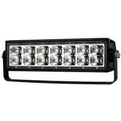 Rugged Vision Off Road LED Light Bar Rectangle 10 Inch 14 LEDS High Output Weather Resistant Housing ANZO USA
