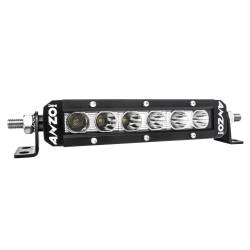 Rugged Vision Off Road LED Light Bar 6 Inch 5W High Intensity LED Single Row Spot 30W / 2250 Raw Lumen Output ANZO USA