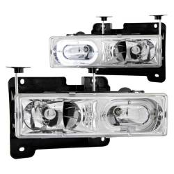 ANZO USA - ANZO USA Crystal Headlight Set w/Halo 111006 - Image 1