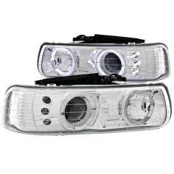 ANZO USA - ANZO USA Projector Headlight Set w/Halo 111190 - Image 1