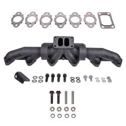 ATS Pulse Exh Manfld 1998.5-2002 24V 5.9L Cummins 3-Pc T3 w/ Gaskets Turbo Hardware