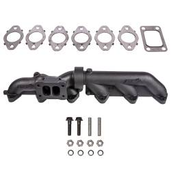 ATS Pulse Exh Manfld 2003-2007 5.9L Cummins 2-Pc T3 w/ Gaskets Turbo Hardware