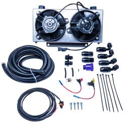 ATS Universal Trans Cooler Kit, 19 Row w/ Dual Fan 1/2 Inch Lines