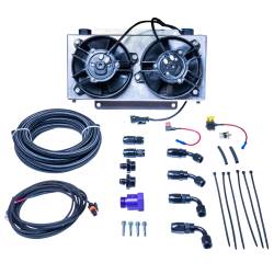 ATS Universal Trans Cooler Kit, 19 Row w/ Dual Fan 3/8 Inch Lines