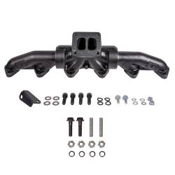 ATS Pulse Exh Manfld 1998.5-2002 5.9L 24V Cummins 3-Pc T4 w/ Turbo Flange Hardware